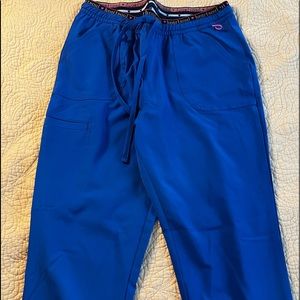 HeartSoul scrub pants Royal blue ☀️2/$20